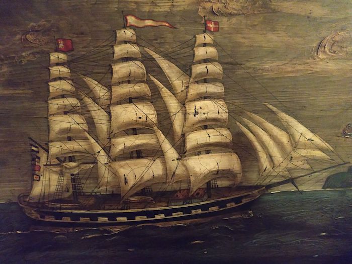 Ein altes Segelschiff
