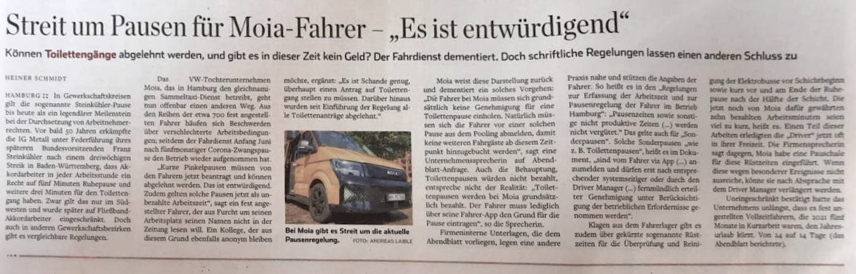 Abendblatt Ausschnitt